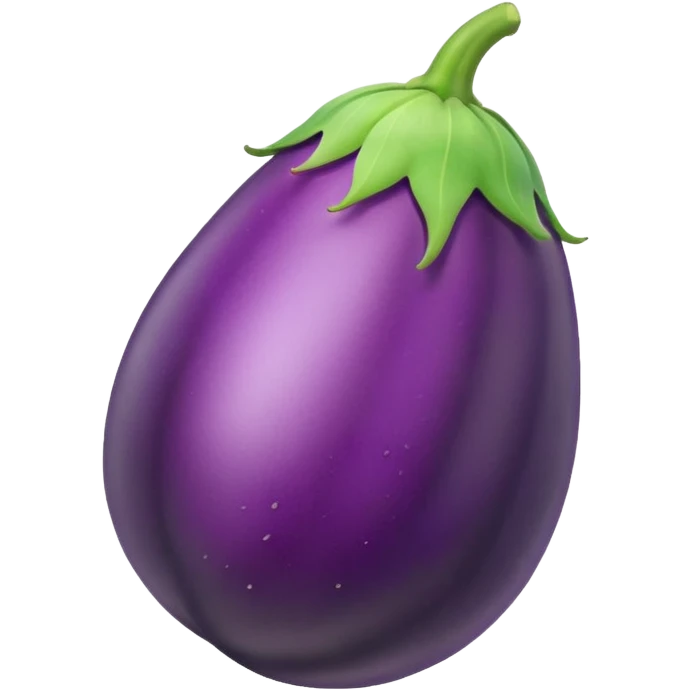eggplant with rainbow emoji