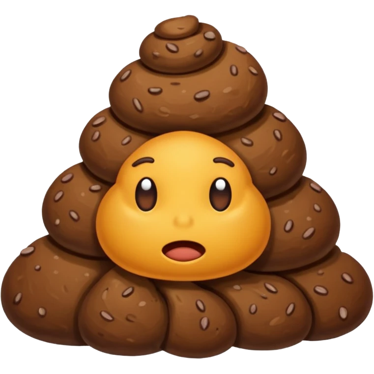 Poop shows a like emoji
