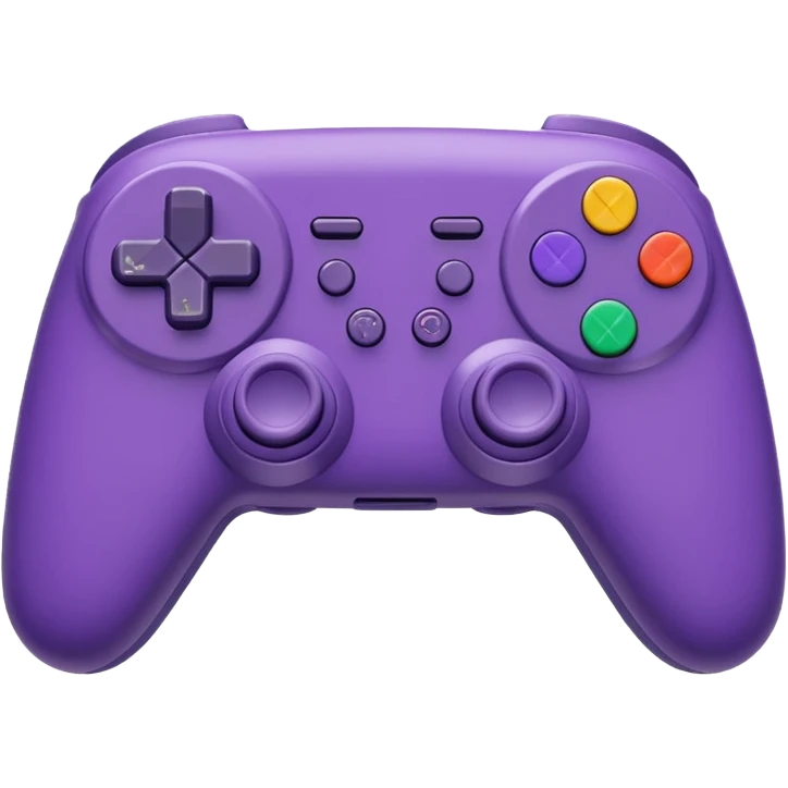 purple gaming controller emoji
