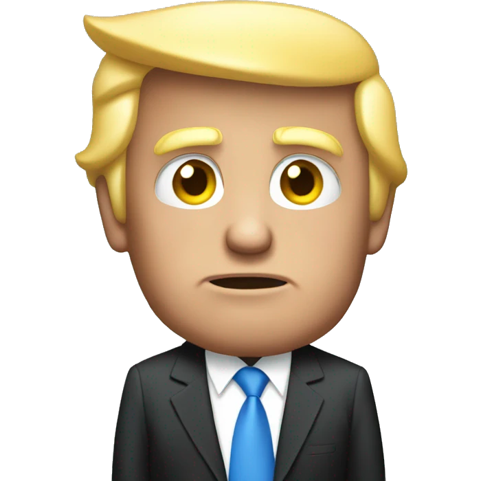 trump who deals in stock market emoji