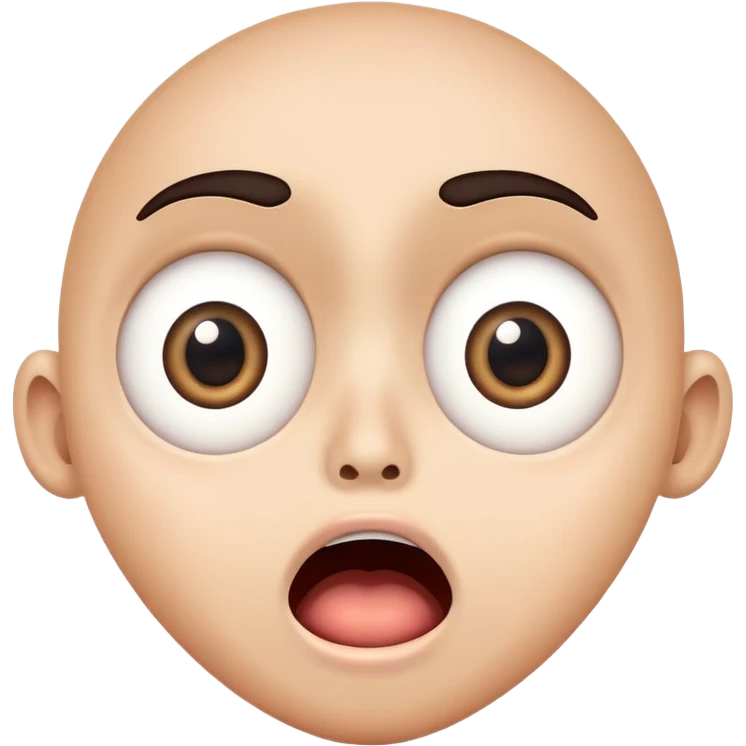 Shocked face emoji