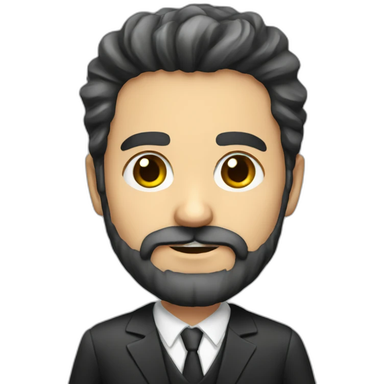 Lawyer Argentinian beard emoji