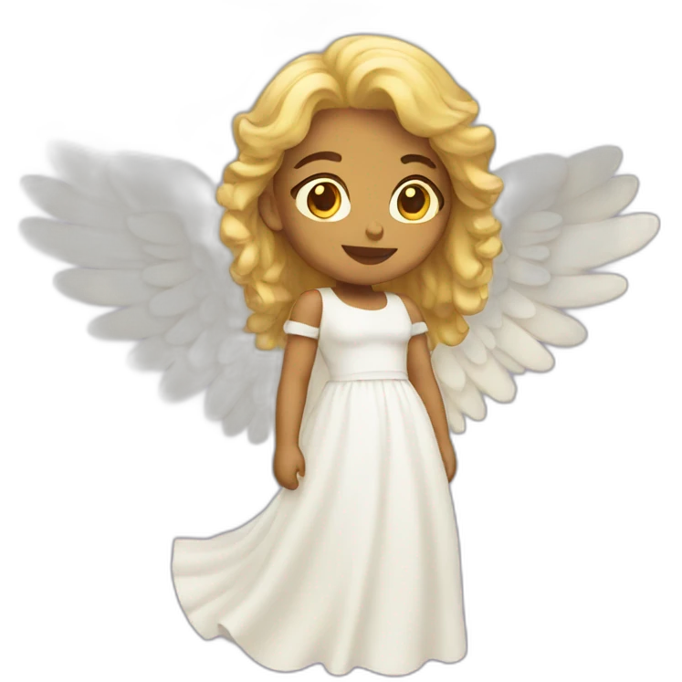 Female angel emoji