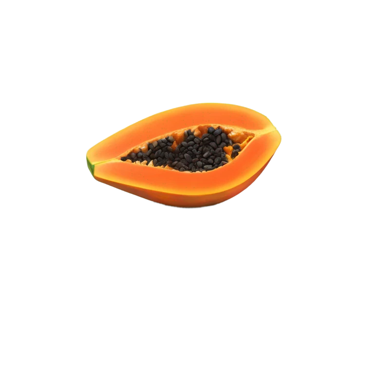 Papaya emoji
