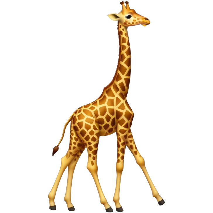 Dancing giraffe emoji