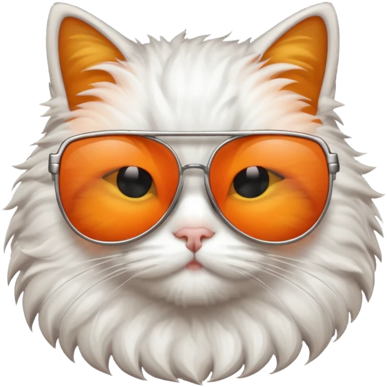 Cat wearing sunglasses emoji