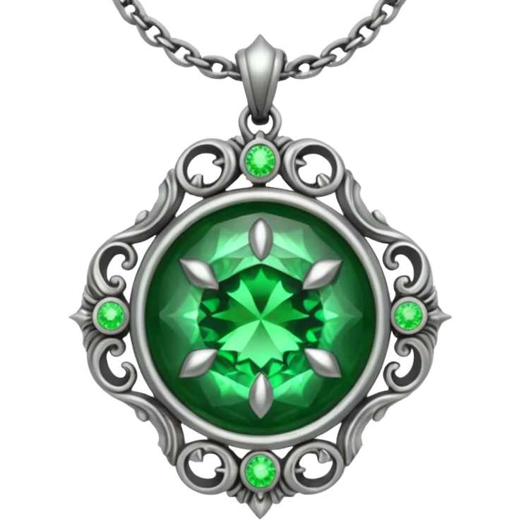 haunted necklace emoji