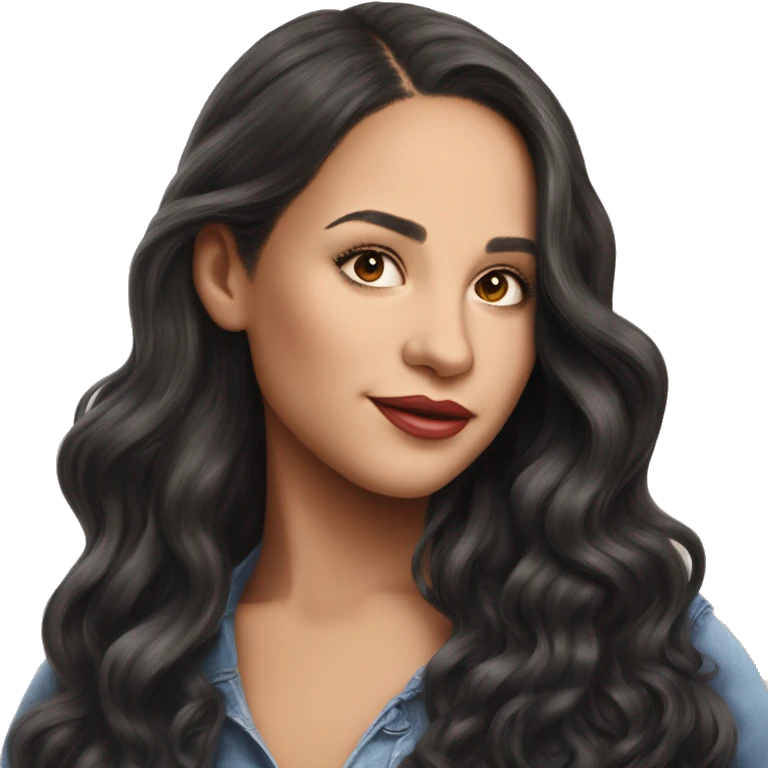 Rachel Zegler is an American actress and singer. She came to prominence with her film debut playing María in Steven Spielberg's musical adaptation West Side - Rachel zegler - straight hair emoji