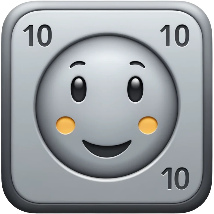 100 dans un carre gris emoji