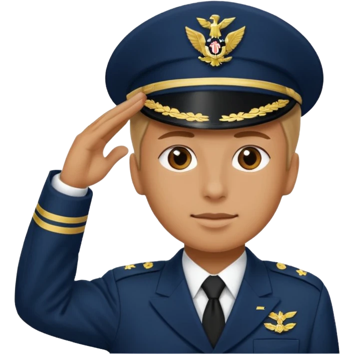 Capitain salutes  emoji
