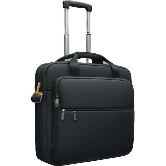 black laptop bag  emoji