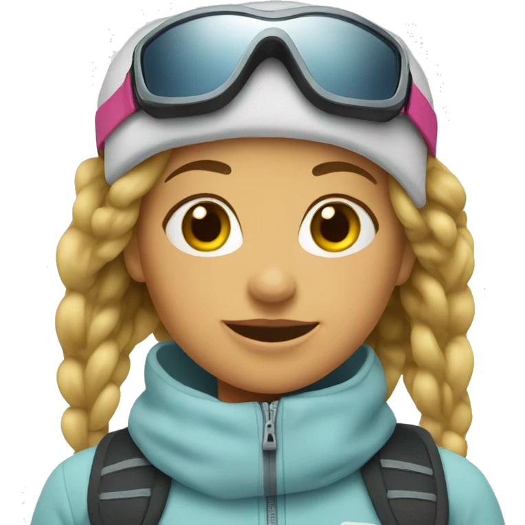 Ski girl emoji