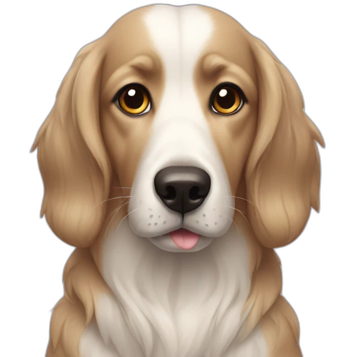 Lila hund emoji