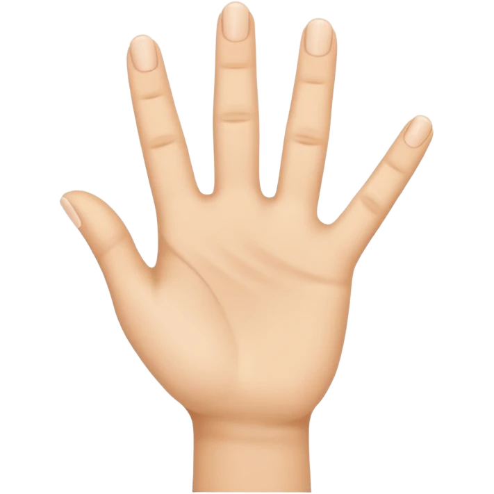 Mano con il mignolo all' in sù emoji