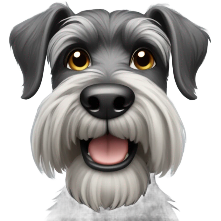 Shnauzer dog emoji