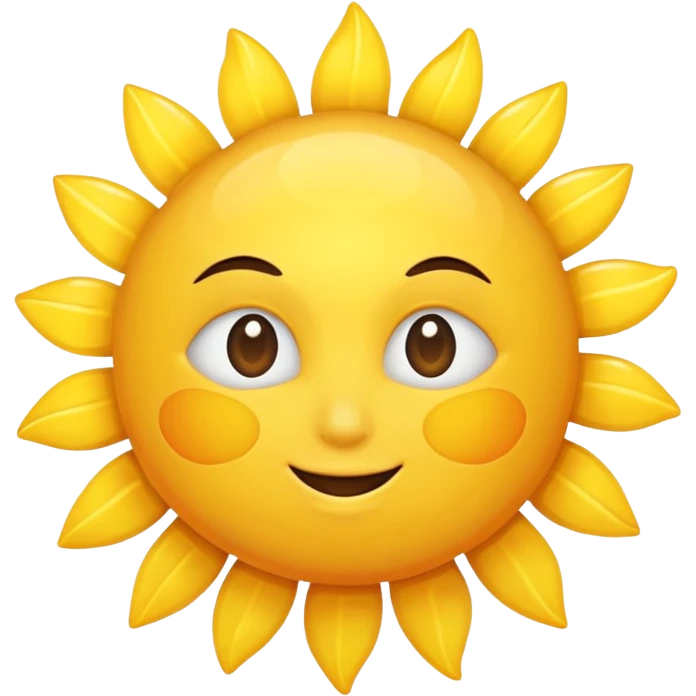 Sun emoji