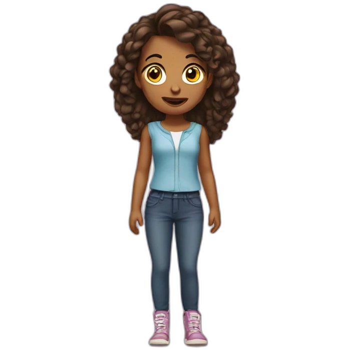 A sassy girl emoji
