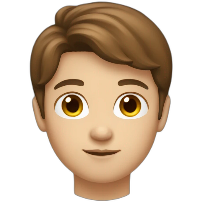 European family Brown haired emoji