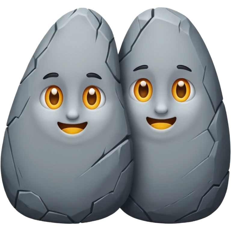 rocks who are friends emoji