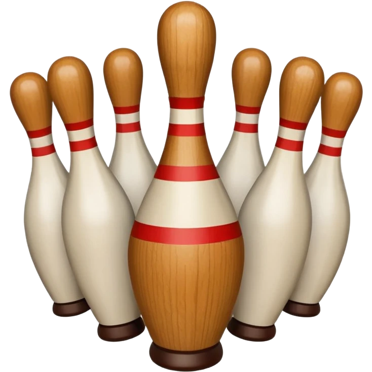 Make the number 800 with bowling pins emoji