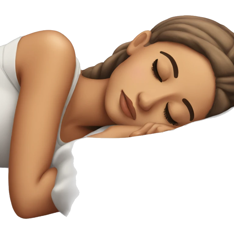 Ariana Grande sleeping emoji