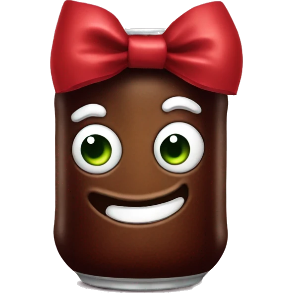 Dr Pepper with bow emoji