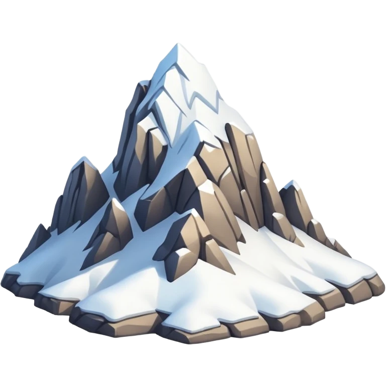 white mountain emoji
