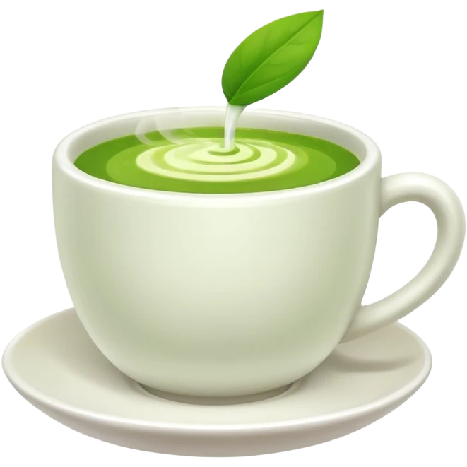matcha in white cup emoji
