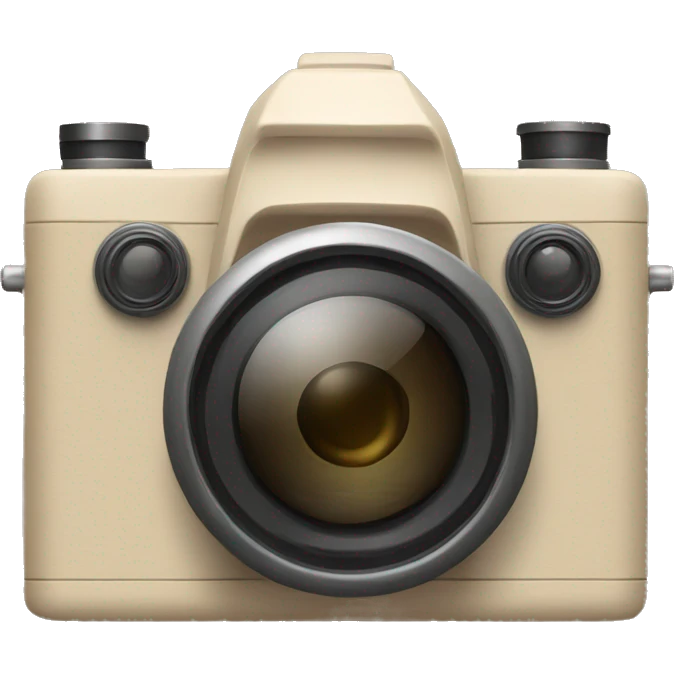 Camera beige emoji