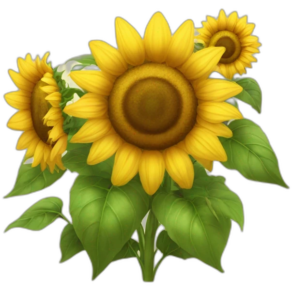sunflower garden in the sky emoji
