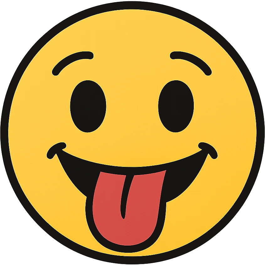 face with tongue out emoji emoji