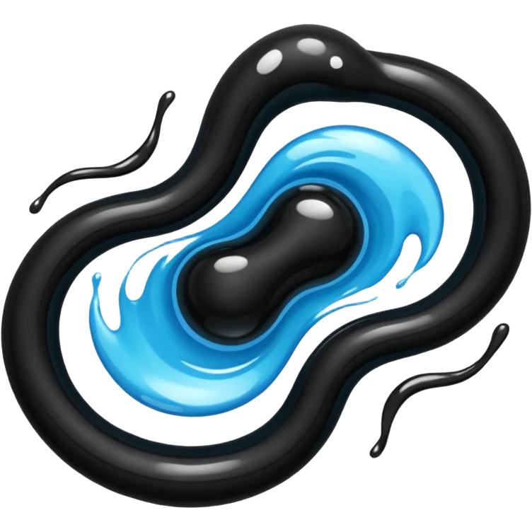 Dark oil emoji