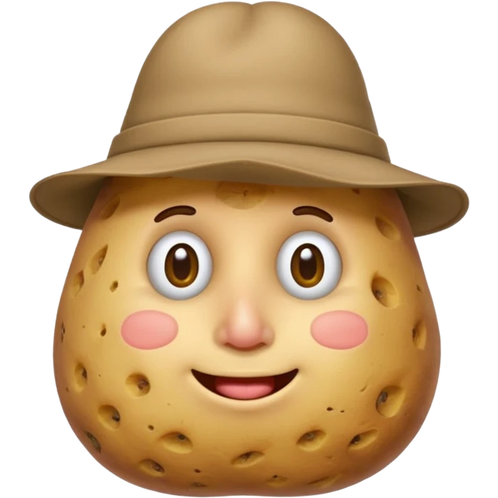 Anthropomorphic potato  emoji