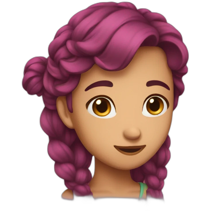 Shy and flirty emoji