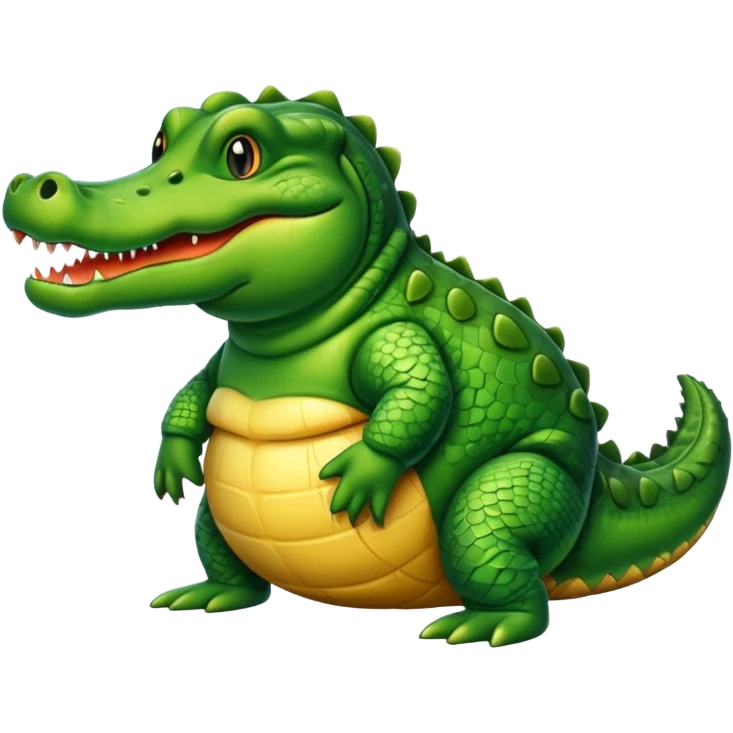a fat alligator emoji