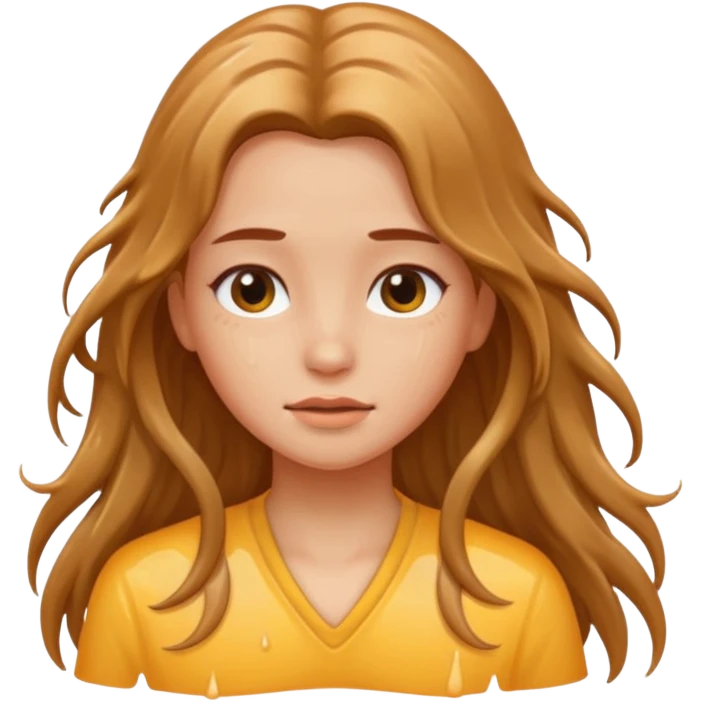 Wet girl emoji