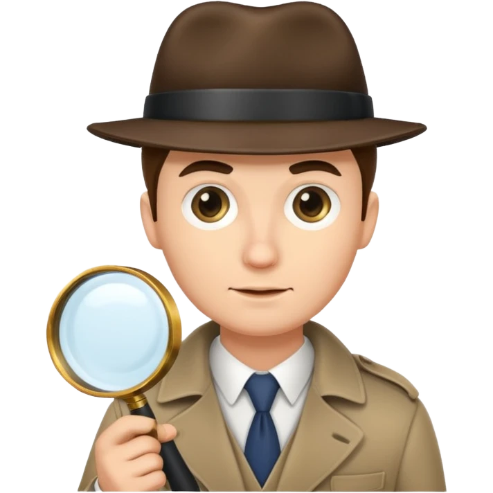 dective with magnifing glass emoji