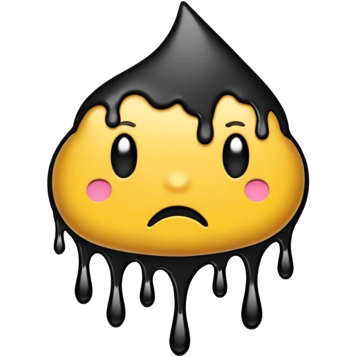 just the word "bitch" written emoji