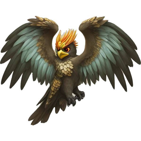 Emoji burung Garuda bertuliskan ITDA Hebat  emoji