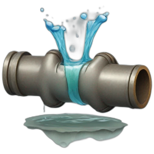 Pipe water leak emoji