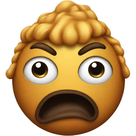 An evil poo emoji emoji