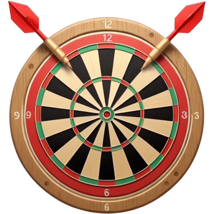 3 darts at the center of a target emoji