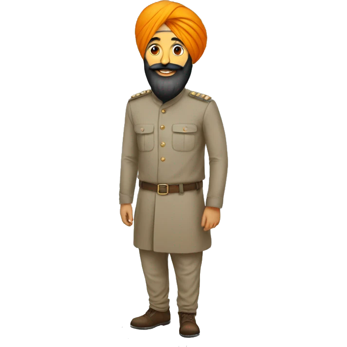 sardar standing emoji