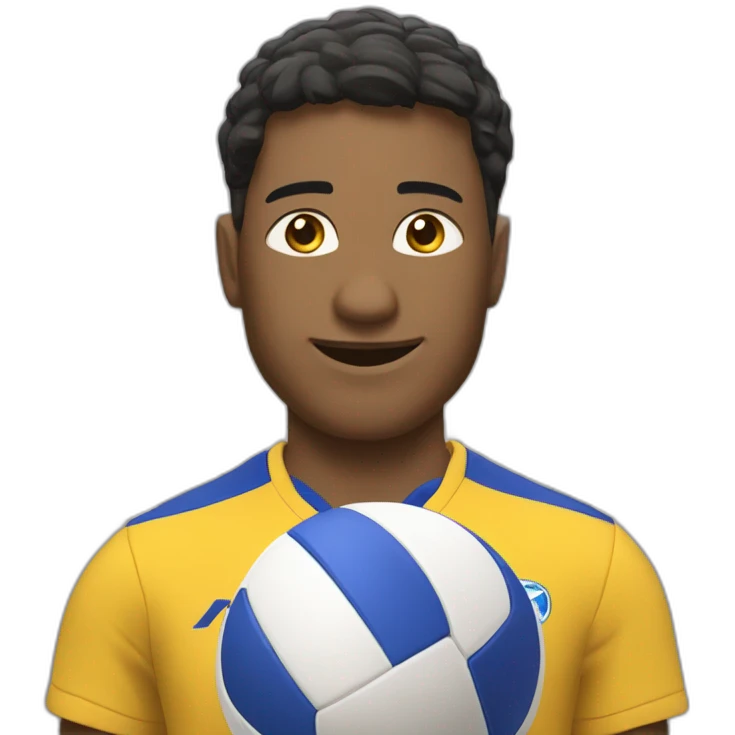joueur de Volley-Ball au service emoji