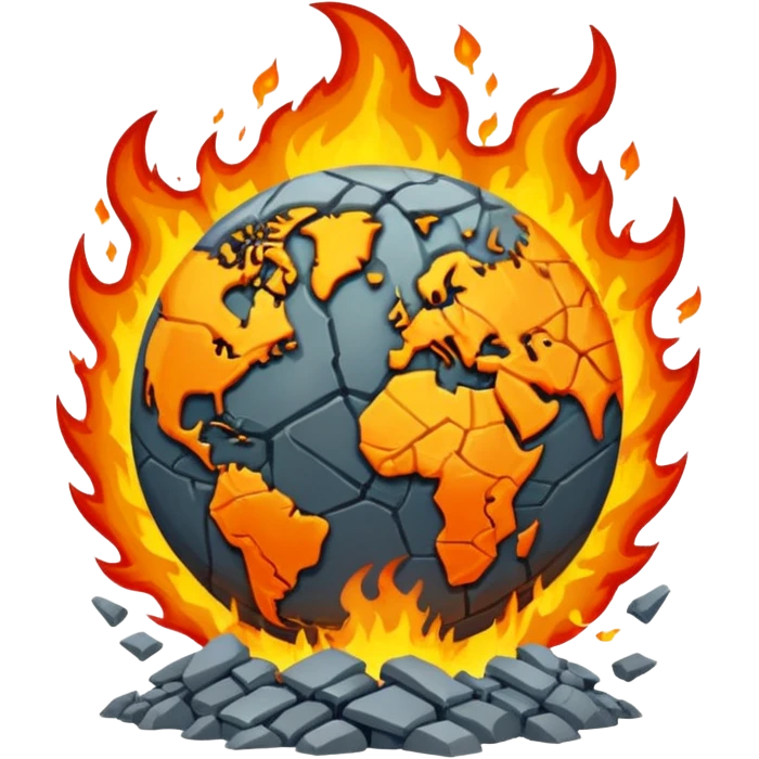 World being destroyed emoji