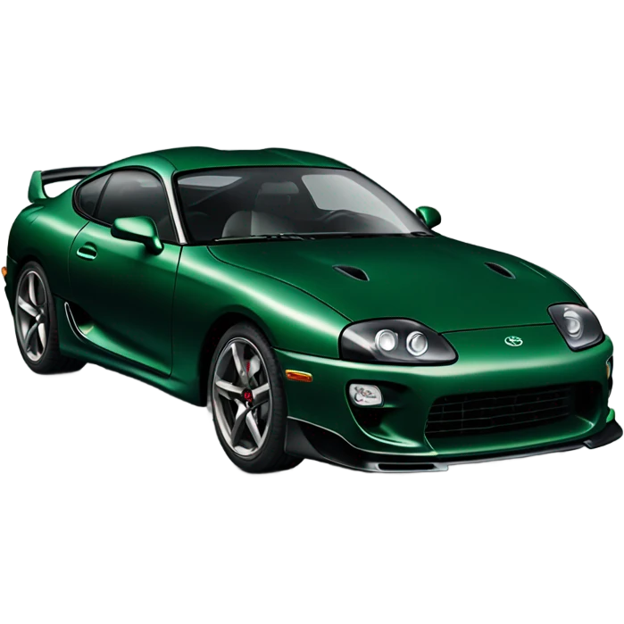 Toyota Supra new dark green emoji