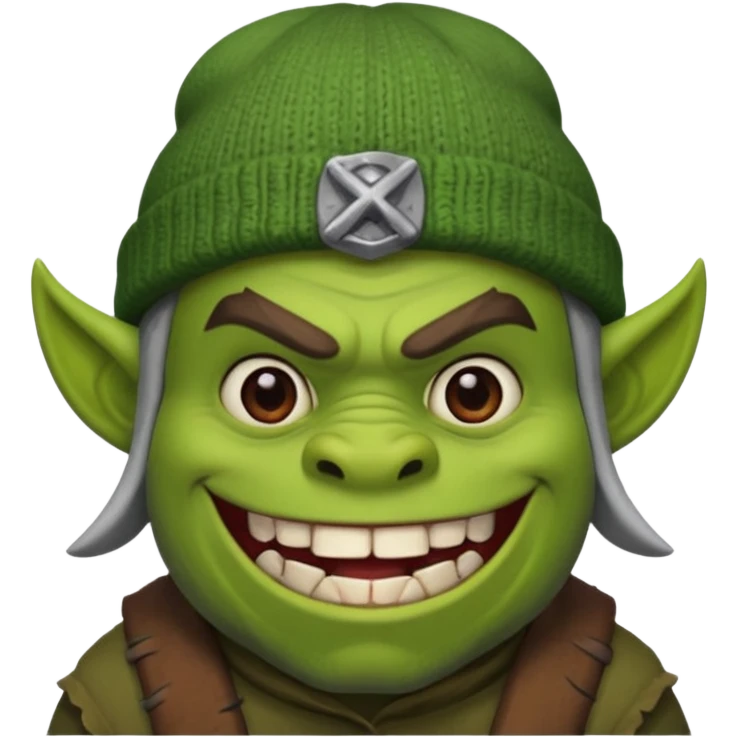 ork with beenie emoji