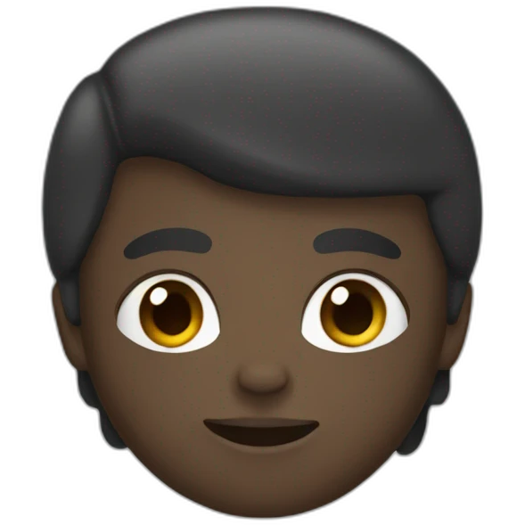 black man goal line emoji