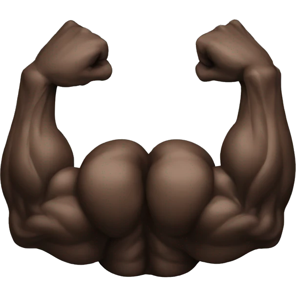 black biceps emoji