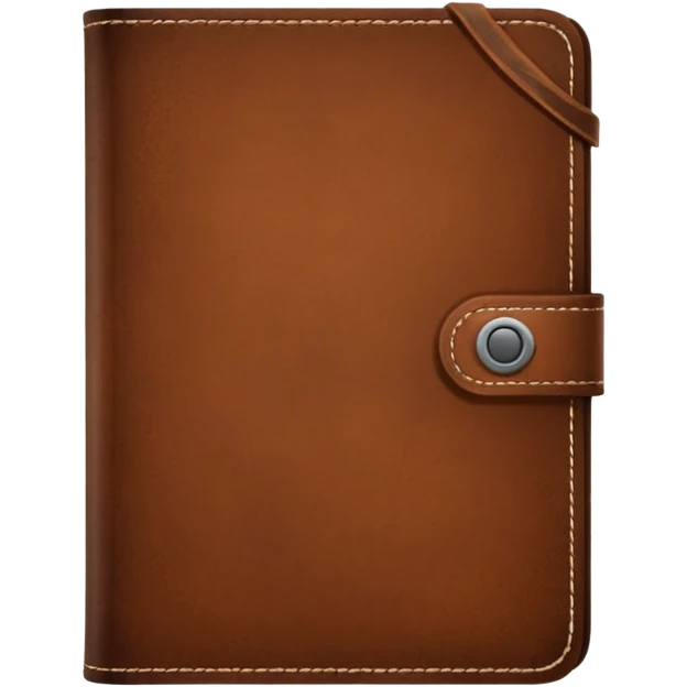 simple leather notebook emoji